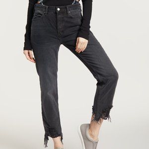 EUC We The Free Black Crop Jeans Size 29